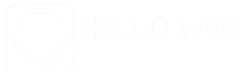 Hello Web Logo White